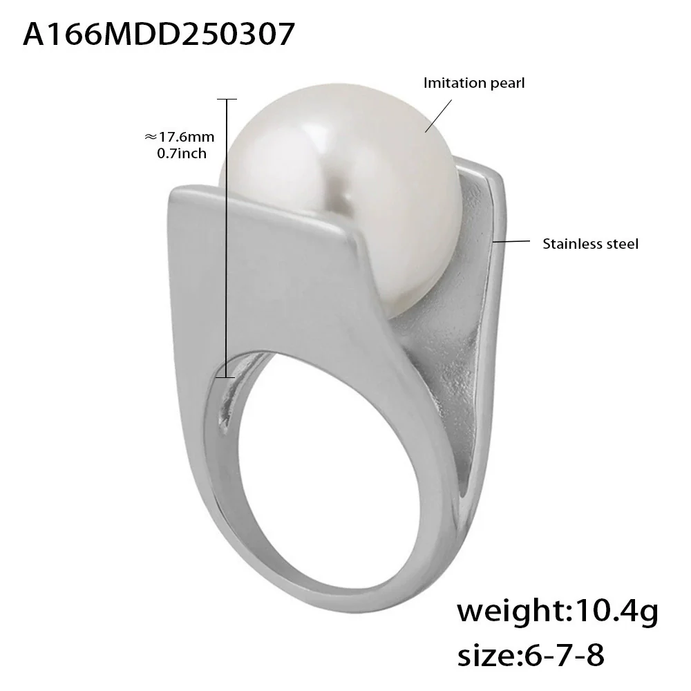 Wholesale Ferris Wheel Double Shell Bead Stainless Steel Electroplated Jewelry Set For Women Necklace Earrings Ring - Image 12