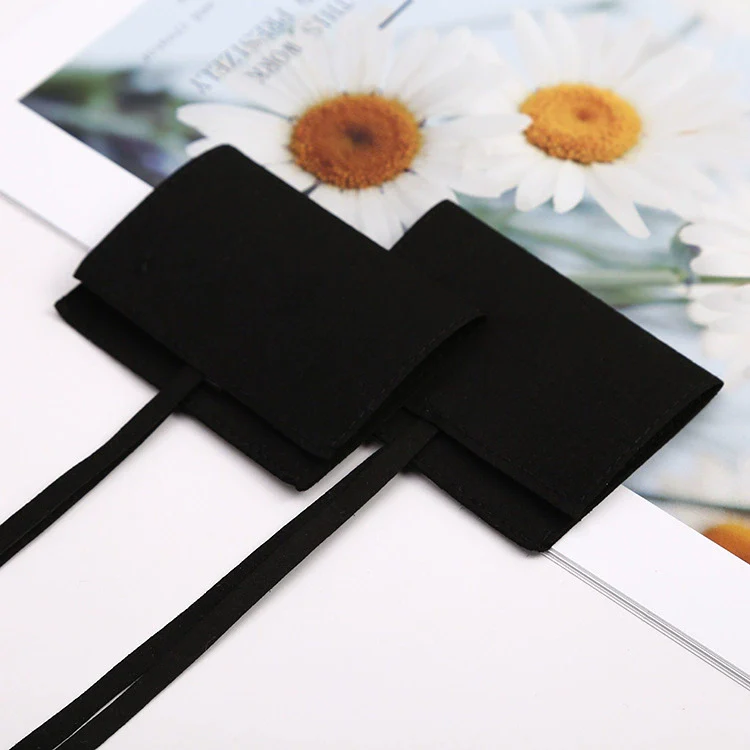 Wholesale Flap Bag Jewelry Packaging Bag In Superfine Fiber - Image 10