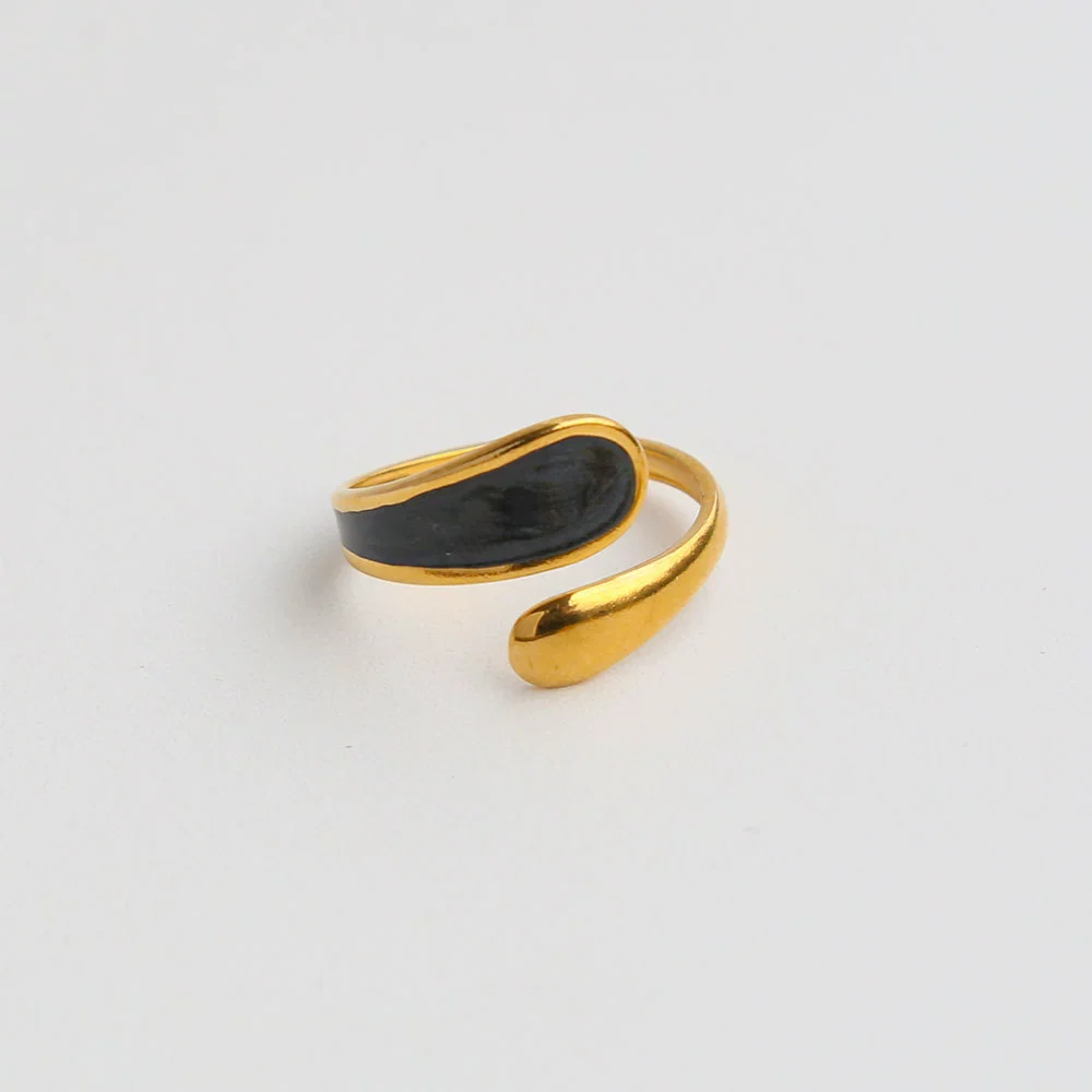 Wholesale Geometric And Heart Shape Electroplated Stainless Steel Ring For Women And Men - Image 6