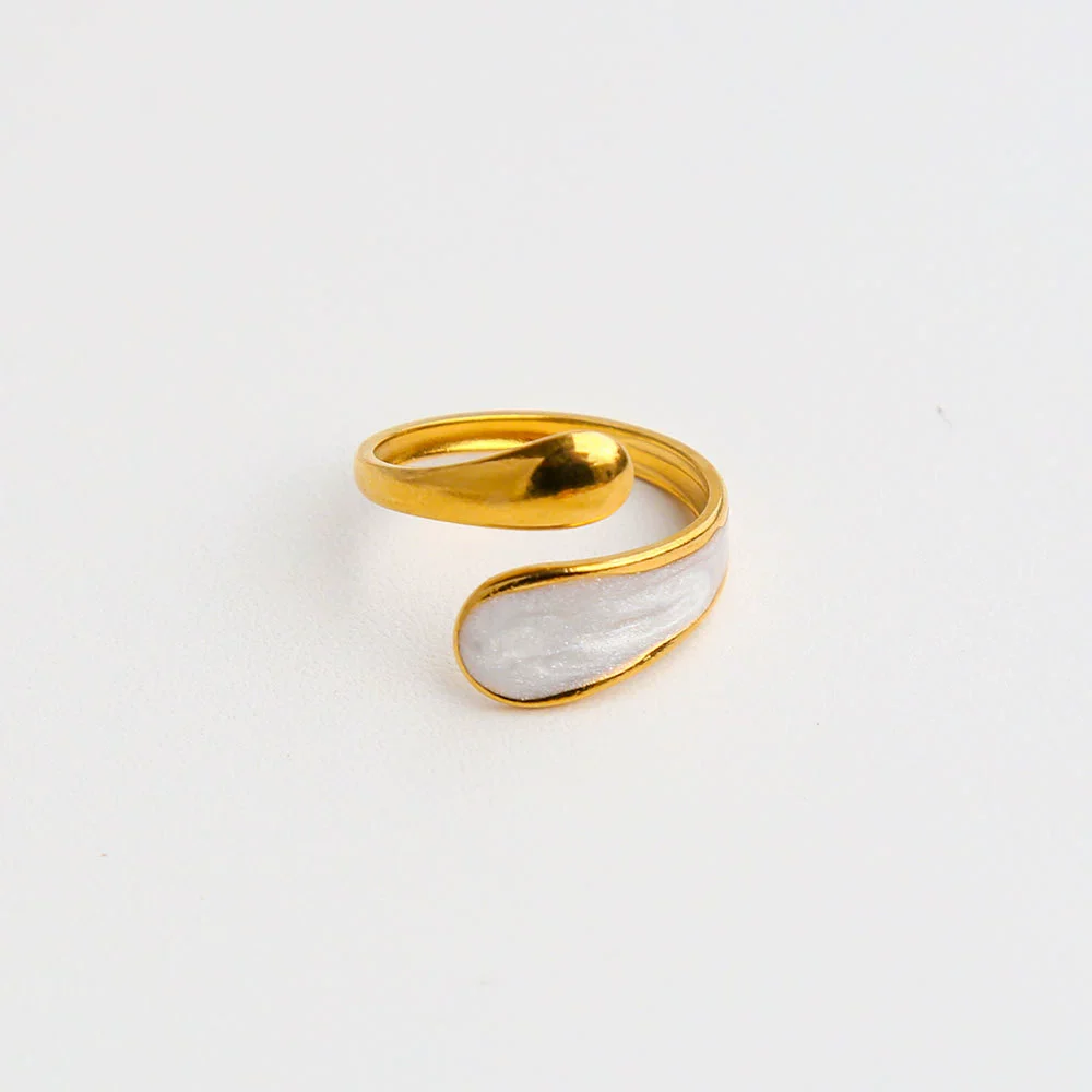 Wholesale Geometric And Heart Shape Electroplated Stainless Steel Ring For Women And Men - Image 7