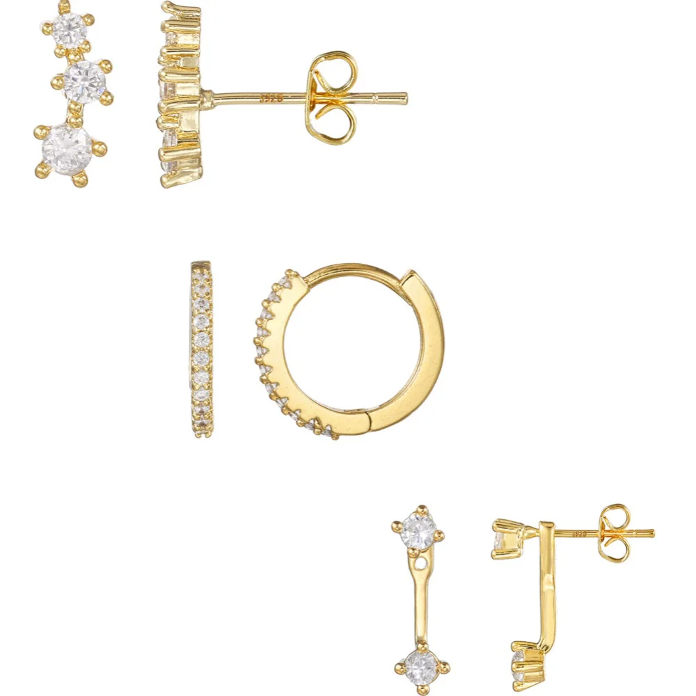 Wholesale Geometric Copper 18K Electroplated Women's Earrings - Image 6