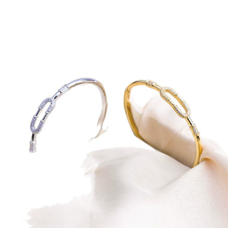 Wholesale Geometric Copper Electroplated Bracelet Jewelry For Women - Image 5