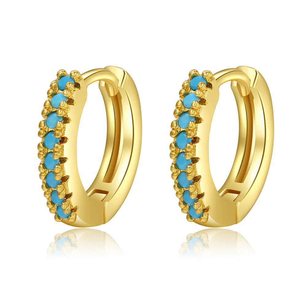Wholesale Geometric Copper Electroplated Earring - Image 4