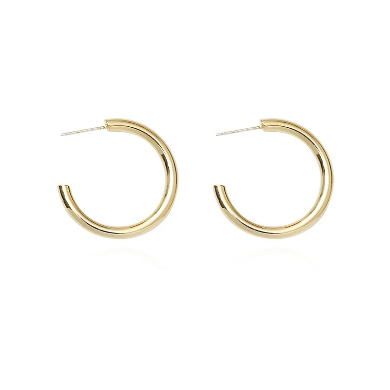 Wholesale Geometric Copper Gold Plated Earrings For Women - Image 3