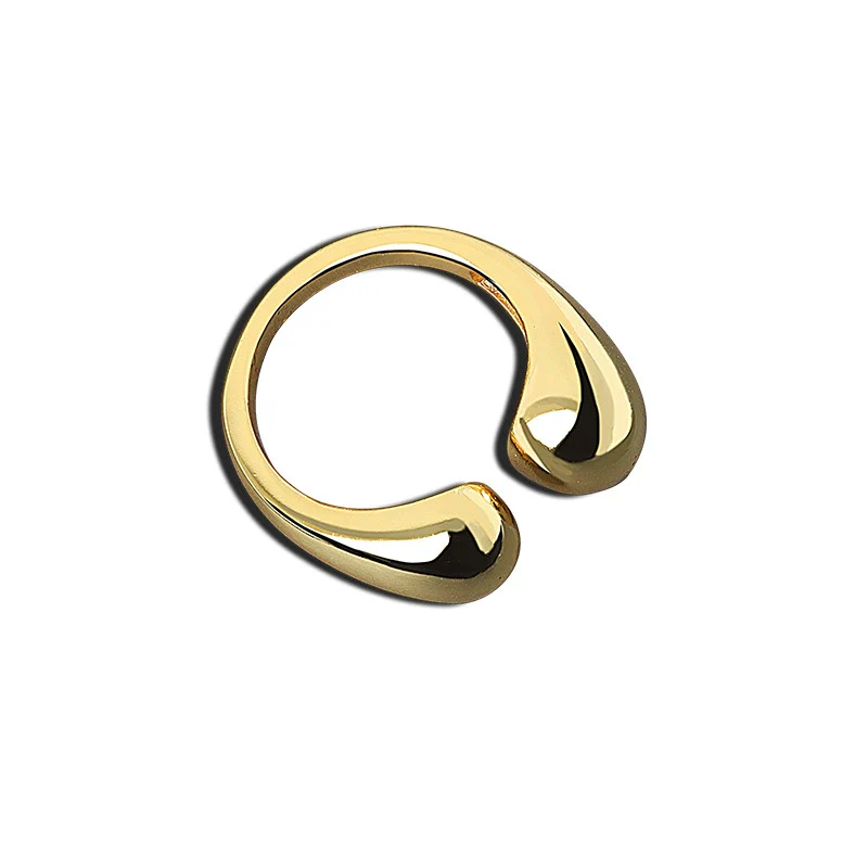 Wholesale Geometric Copper Ring Electroplated Unisex Design - Image 5