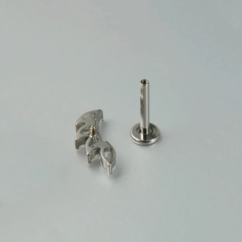 Wholesale Geometric Copper Stainless Steel Electroplating Unisex Puncture Earrings - Image 3