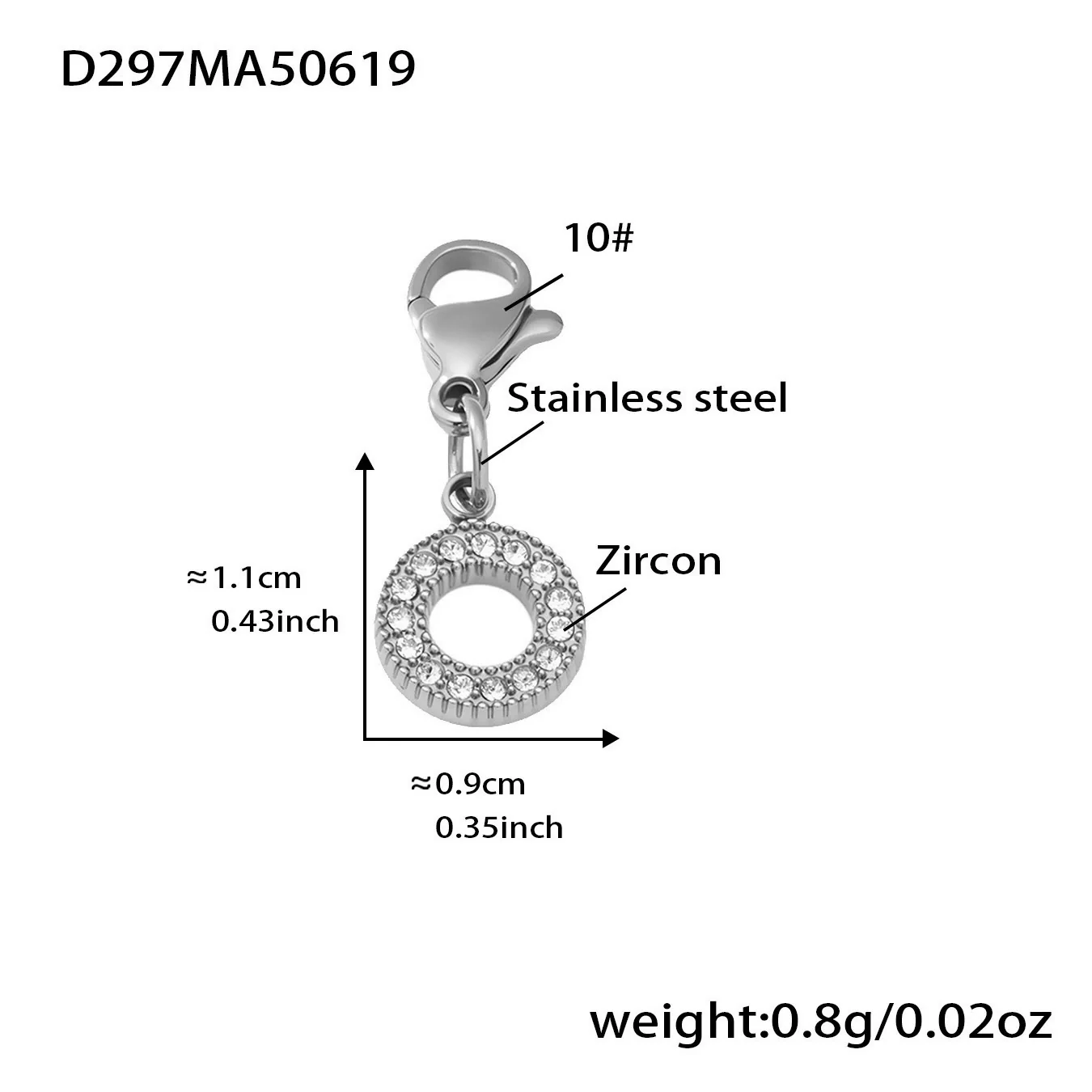 Wholesale Geometric Diamond Ferris Wheel Pendant Bracelet For Women Stainless Steel Zircon Gold Plated Hand Jewelry - Image 10