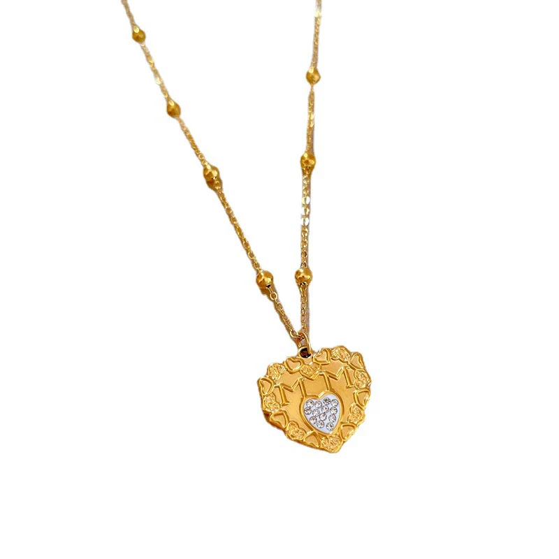 Wholesale Geometric Electroplated Titanium Steel Necklace Unisex Fashion - Image 5