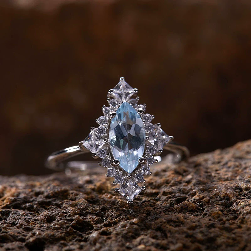 Wholesale Geometric Highend Luxury S925 Sterling Silver 18K Gold Natural Color Treasure Earrings Jewelry - Image 8