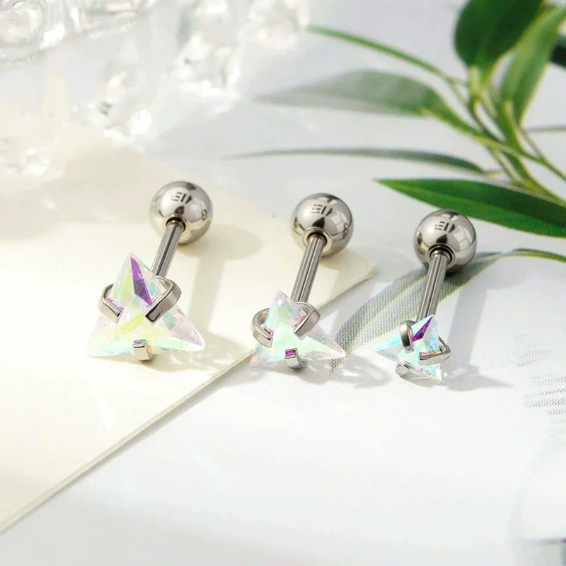 Wholesale Geometric Stainless Steel Earrings With Electroplating Processing - Image 4
