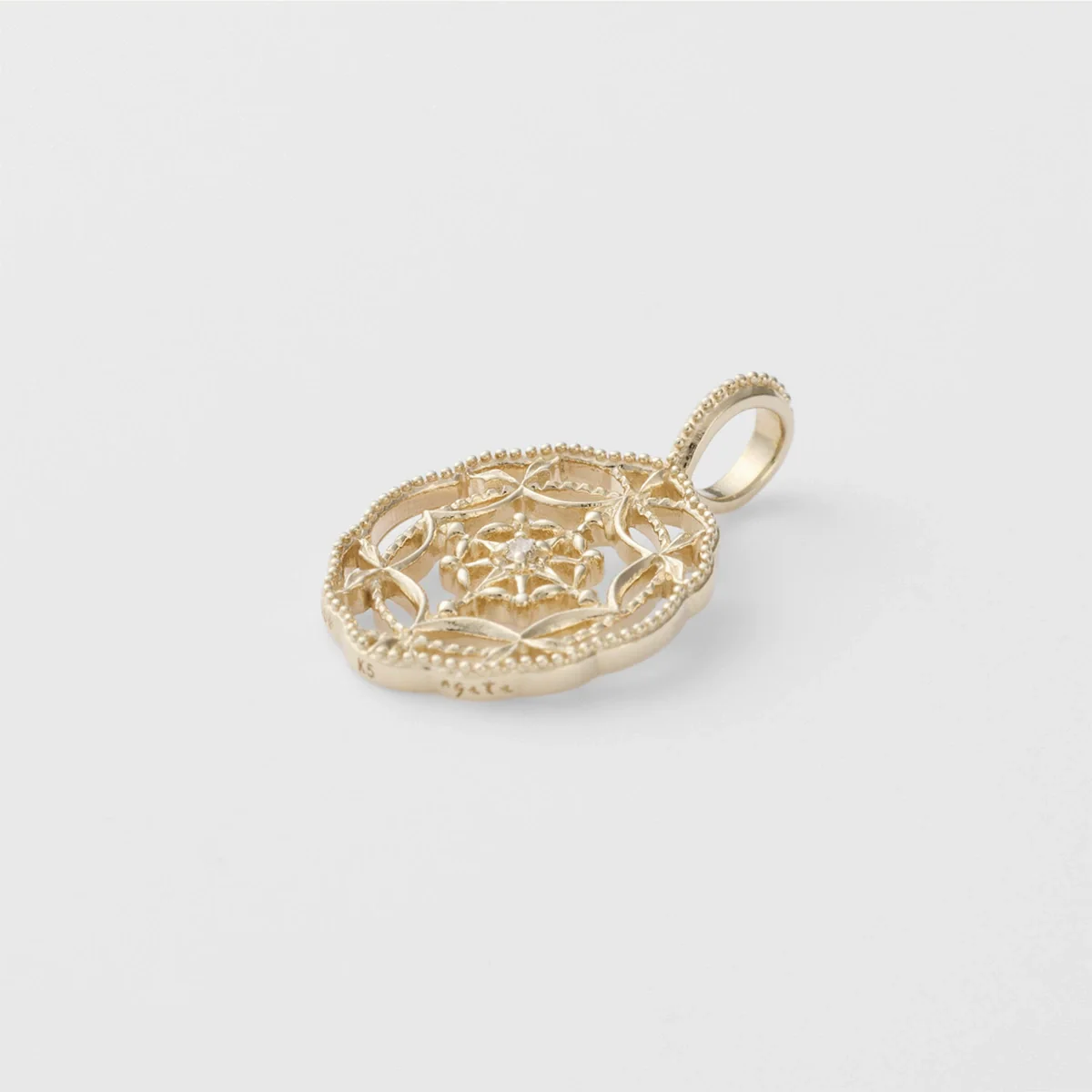 Wholesale Geometric Star Hollow Zircon Egg Pendant 925 Sterling Silver Plated 14K Gold Jewelry - Image 3