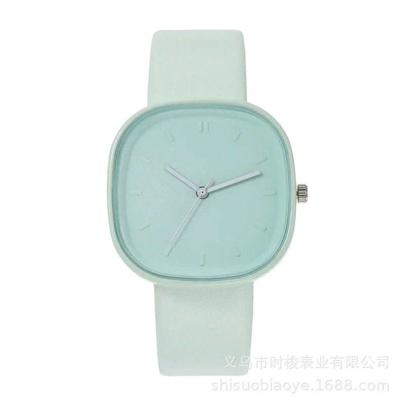 Wholesale Girls' Fashionable Square Alloy And Imitation Leather Quartz Watch In Minimalist Style - Image 6