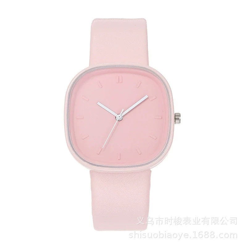 Wholesale Girls' Fashionable Square Alloy And Imitation Leather Quartz Watch In Minimalist Style - Image 9