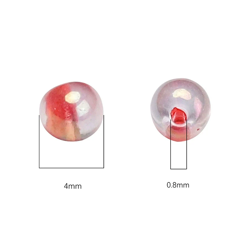 Wholesale Glass Glaze Geometric Water Droplets Beads For Handmade Bracelet Necklace Pendant Accessories - Image 2