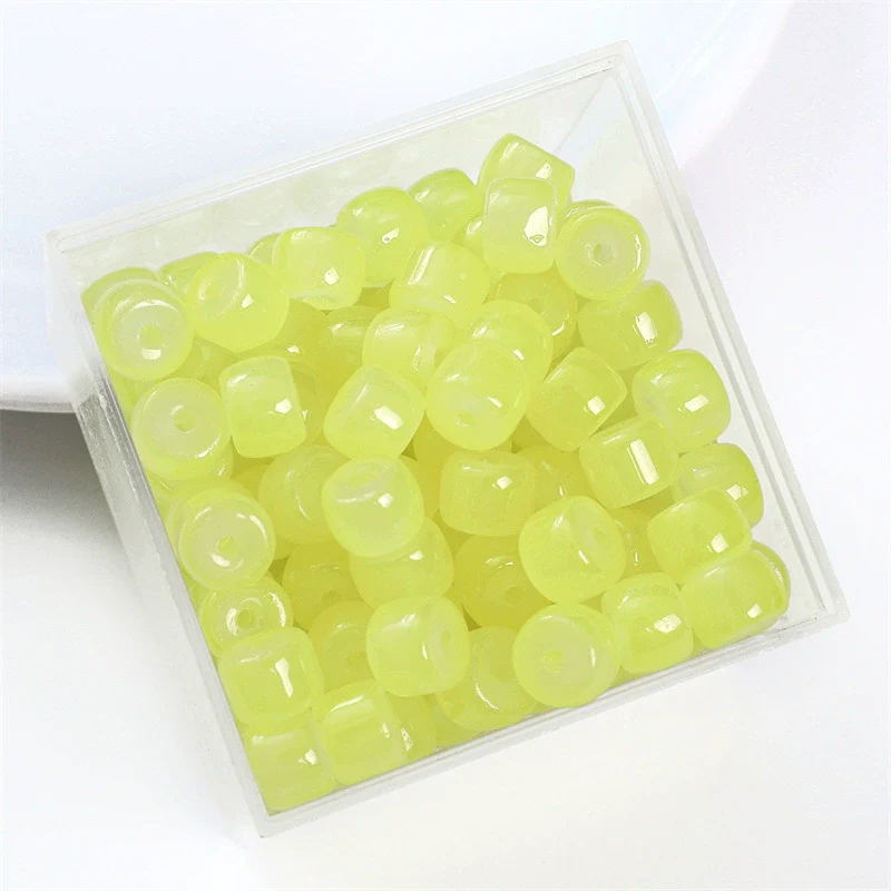 Wholesale Glass Glaze Handmade Geometric Apple Beads Bracelet Necklace Accessories - Image 27
