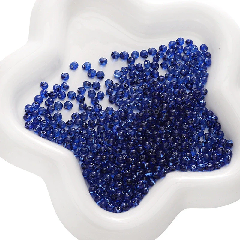 Wholesale Glass Glazed Geometric Round Beads Handmade Necklace Accessories - Image 20