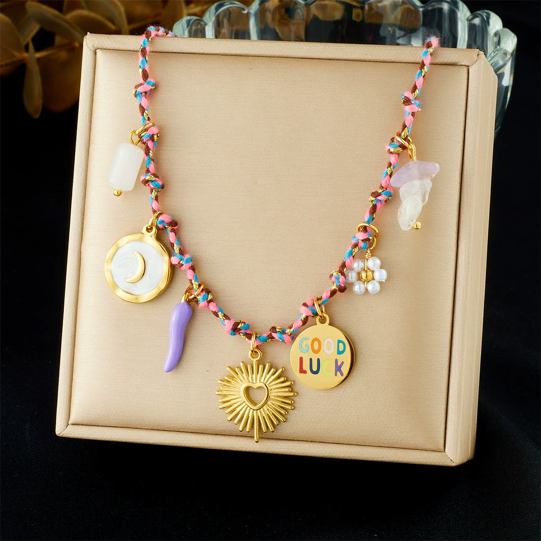 Wholesale Gold Plated Stainless Steel Marine Life And Heart Shape Star Pendant Necklace For Women - Image 15