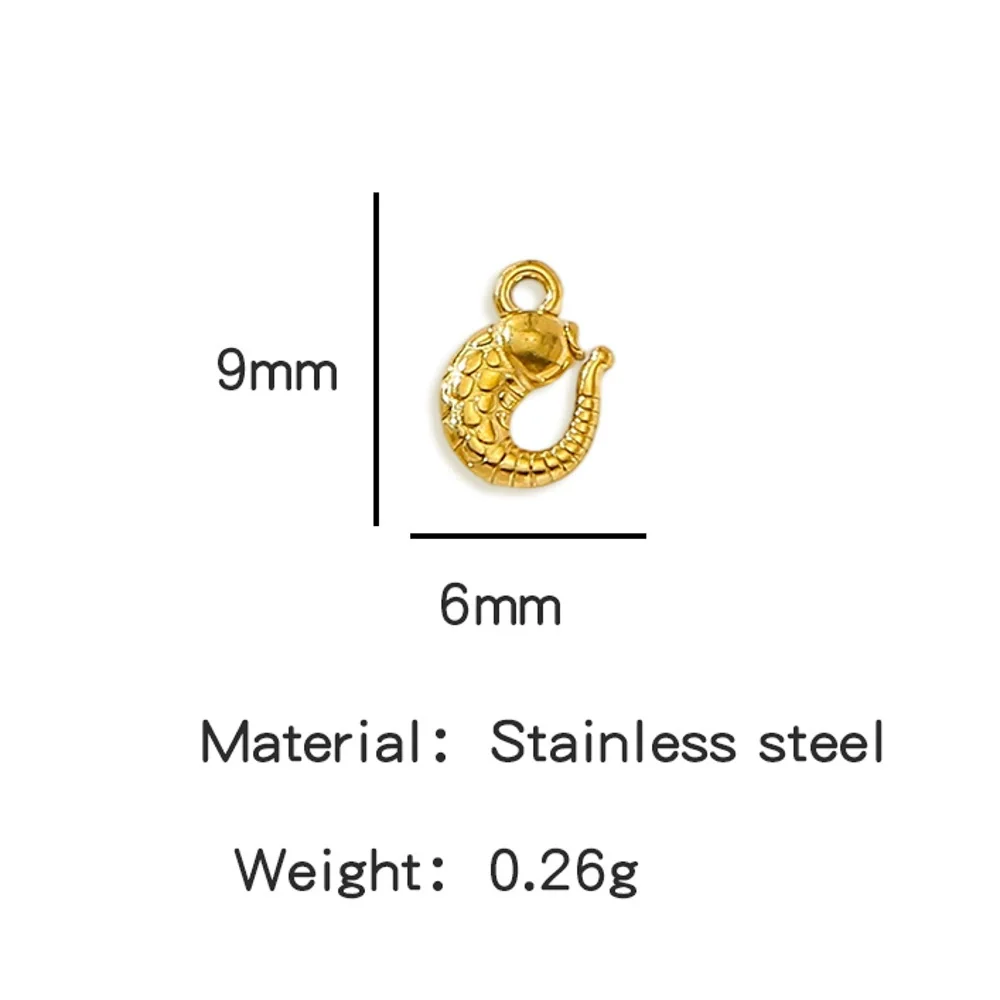 Wholesale Golden Stainless Steel Hook Buckles Geometric Handmade Diy Jewelry Connecting Buckles For Bracelets Necklaces With Electroplating - Image 6