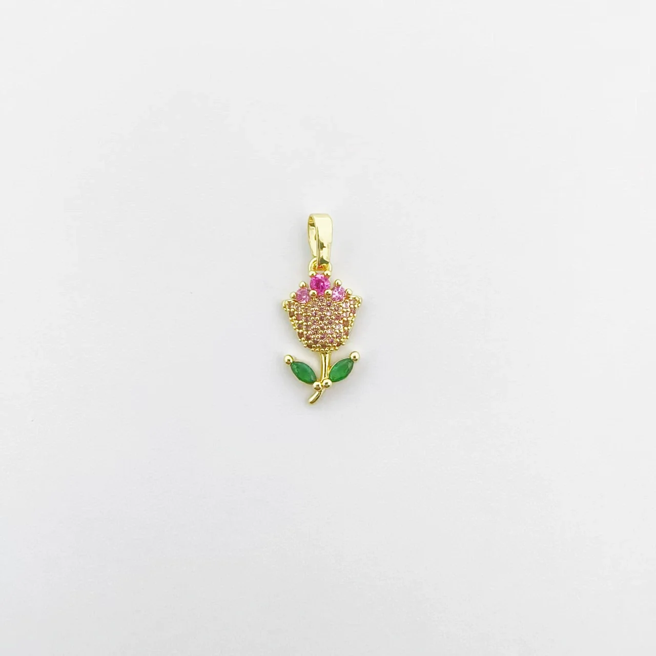Wholesale Goldplated Copper Cactus Flower And Nut Cross Pendant Necklace Bracelet Diy Jewelry Accessories - Image 6