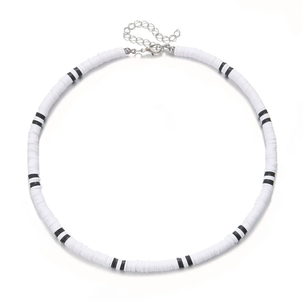 Wholesale Handmade Coconut Shell And Green Aventurine Geometric Pattern Unisex Necklace - Image 20