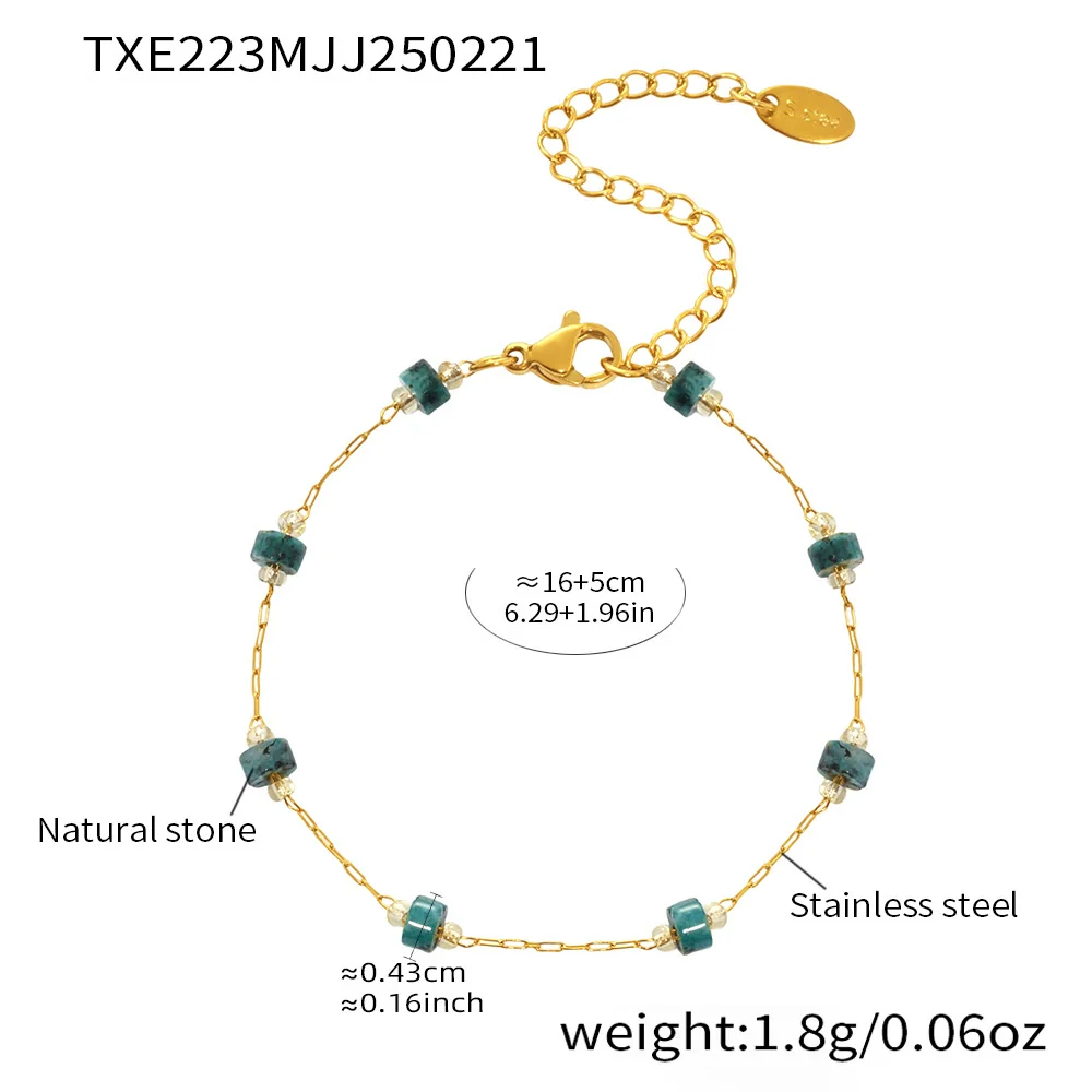 Wholesale Handmade Electroplated Titanium Steel Ferris Wheel Chain Necklace And Bracelet Jewelry For Unisex - Image 6