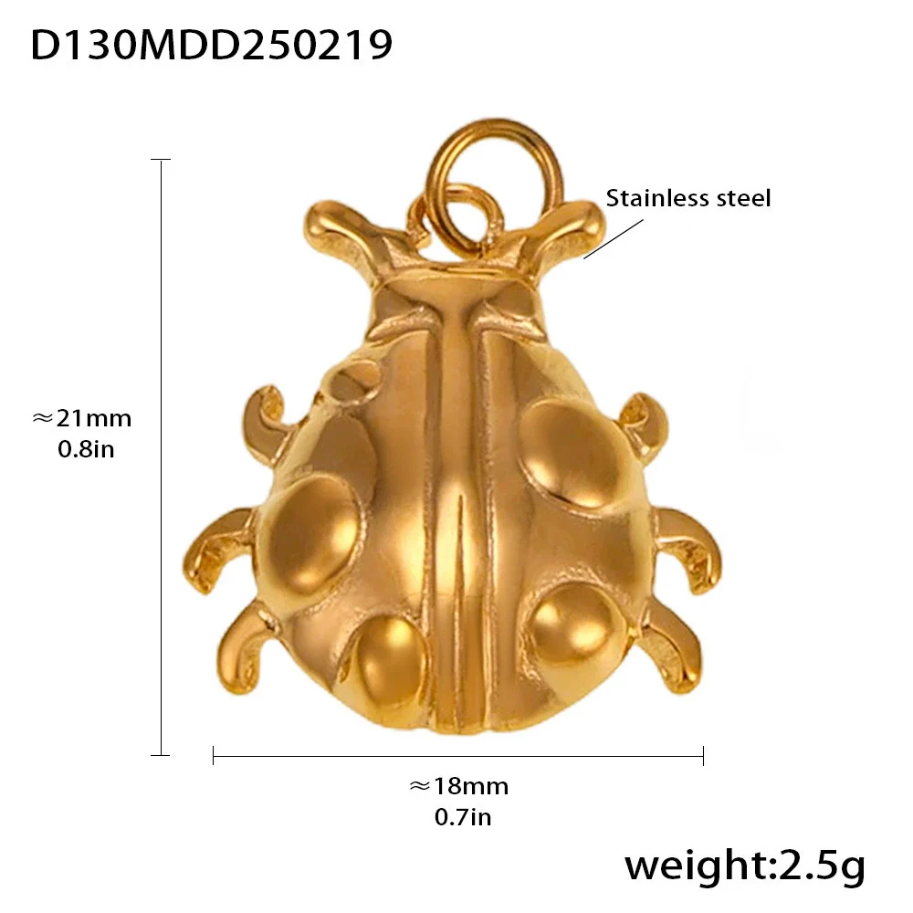 Wholesale Handmade Geometric Fivepointed Star And Ferris Wheel Pendant Necklace For Women Titanium Steel 18K Gold Plated - Image 38