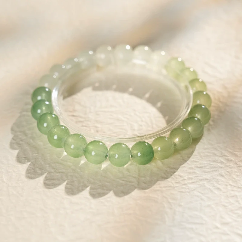 Wholesale Handmade Natural Jasper Chalcedony Geometric Beaded Women's Highend Bracelet - Image 5