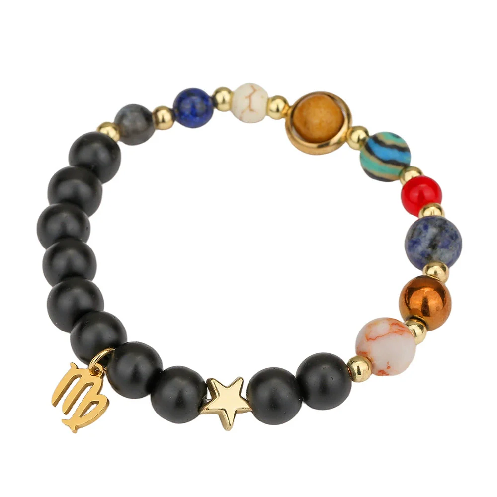 Wholesale Handmade Unisex Beaded Bracelet With Stainless Steel Stone Alloy And Geometric Pendant - Image 7