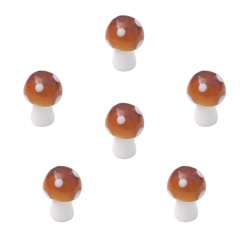 Wholesale Handpainted Glass Glaze Mushroom Beads Jewelry Earrings Necklace Bracelet Materials - Image 16