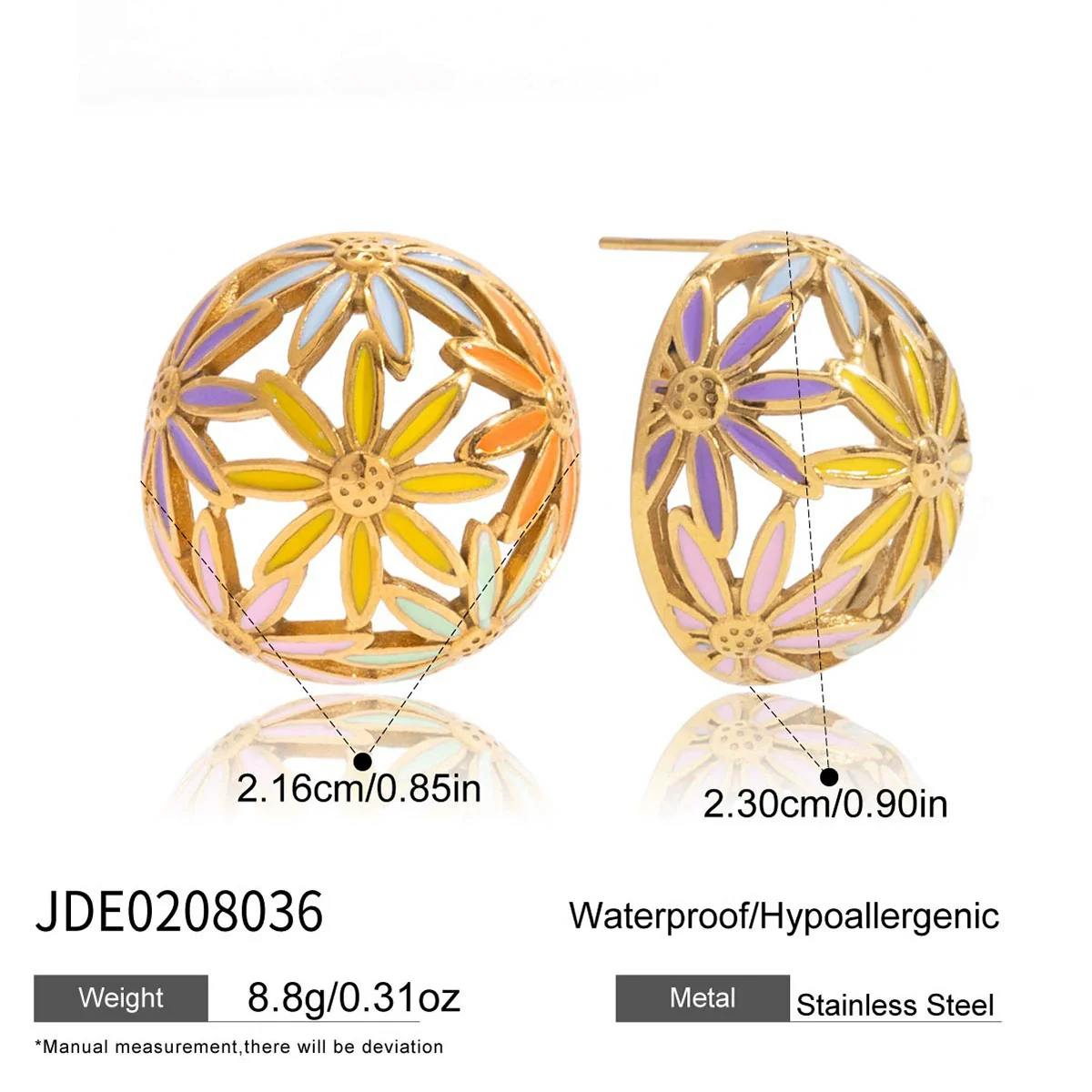 Wholesale Heart Shape Stainless Steel Gold Plated Simple Pendant Necklace For Women - Image 8