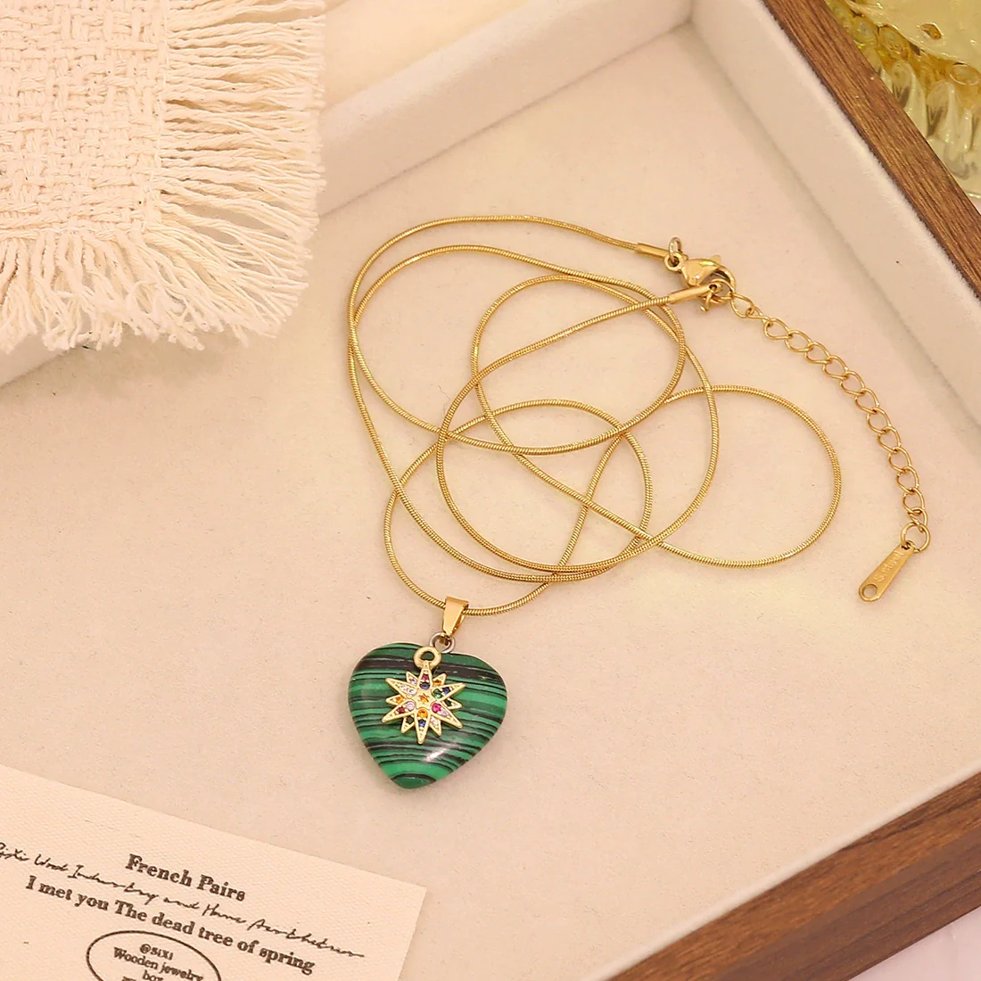 Wholesale Heart Shape Stainless Steel Pendant Necklace Accessories - Image 16