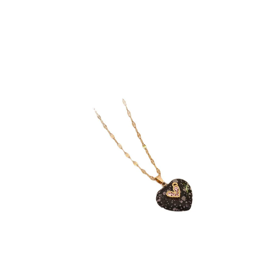 Wholesale Heart Shape Stainless Steel Pendant Necklace Accessories - Image 4