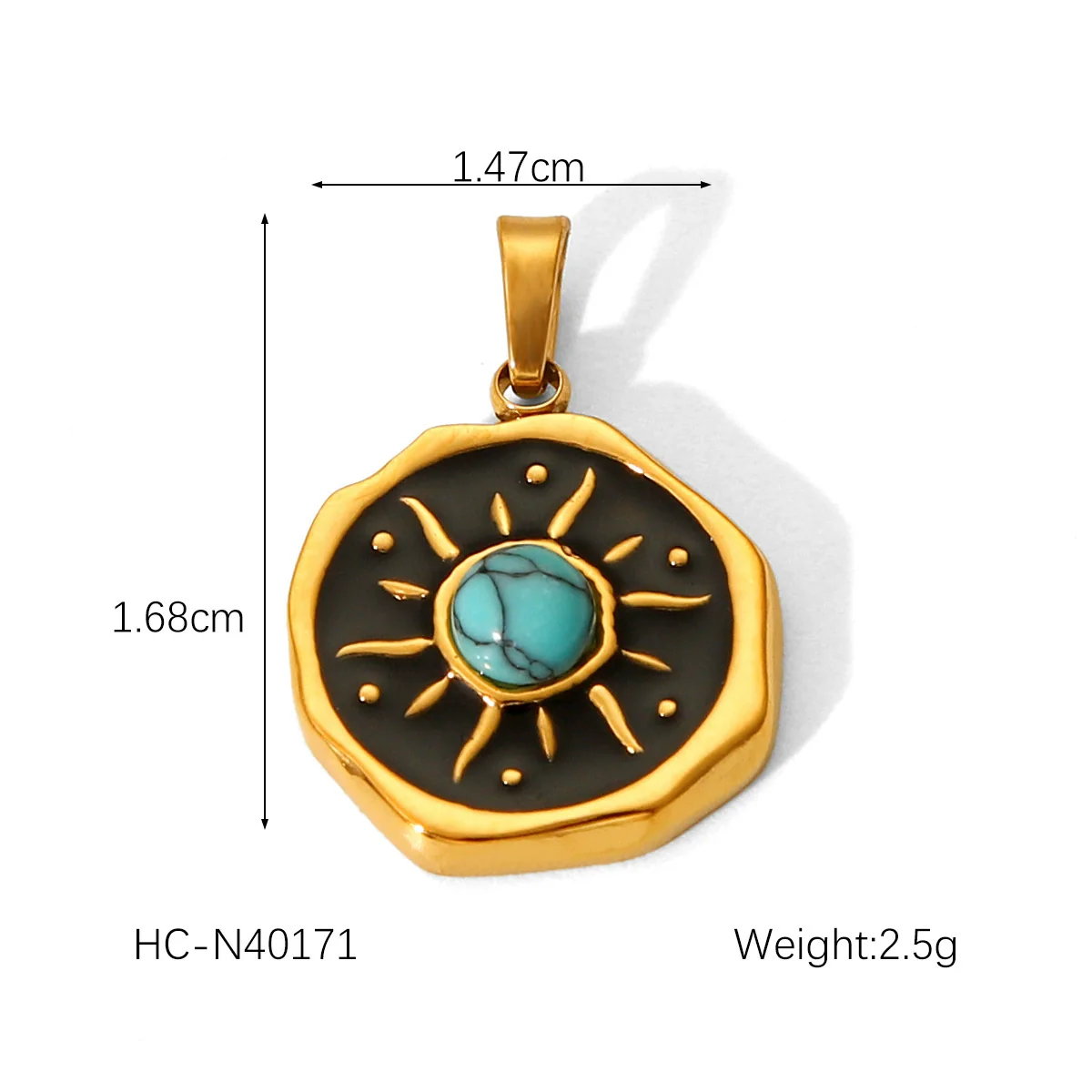Wholesale Ins Style Dripping Oil Stainless Steel Jewelry Accessories With Star Moon Heart Love Eyes Fish Patterns For Women - Image 11