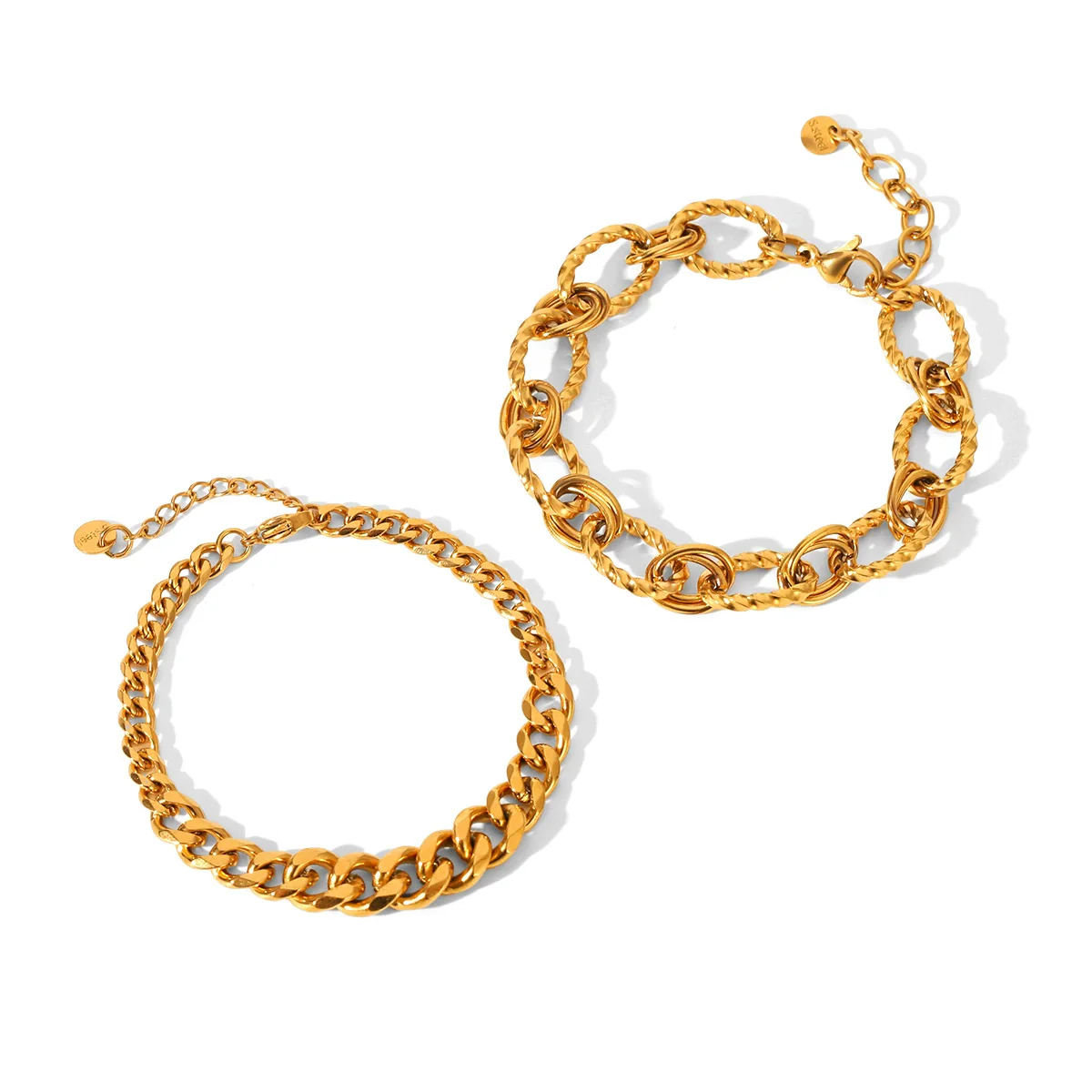 Wholesale Ins Style Geometric Stainless Steel Electroplated Women's Bracelet - Image 5