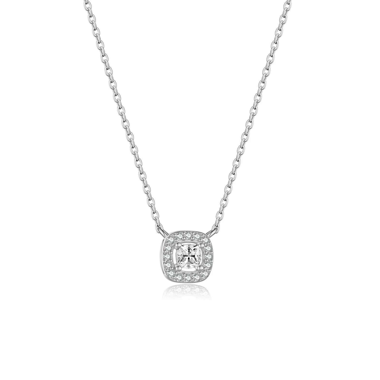 Wholesale Jewelry 925 Sterling Silver Love Water Drops Bell Pattern Necklace Earrings For Women With Diamond Design And Platinum 18K Gold Electroplating - Image 6