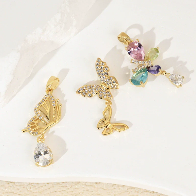 Wholesale Jewelry Copper Zircon Microinlay Animal Zodiac Style Pendant Necklace And Earrings - Image 3
