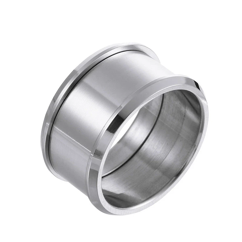 Wholesale Jewelry Diy Handmade Ring Empty Support Accessories Titanium Steel Geometric Polished Unisex - Image 5