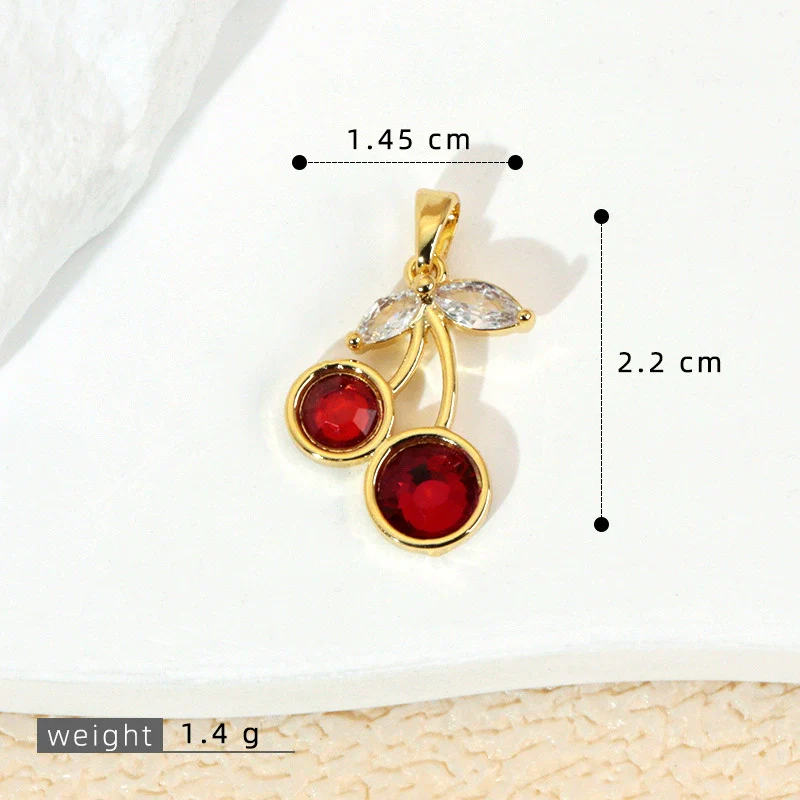 Wholesale Jewelry Fruit Style Copper Pendant Necklace With Electroplating - Image 21