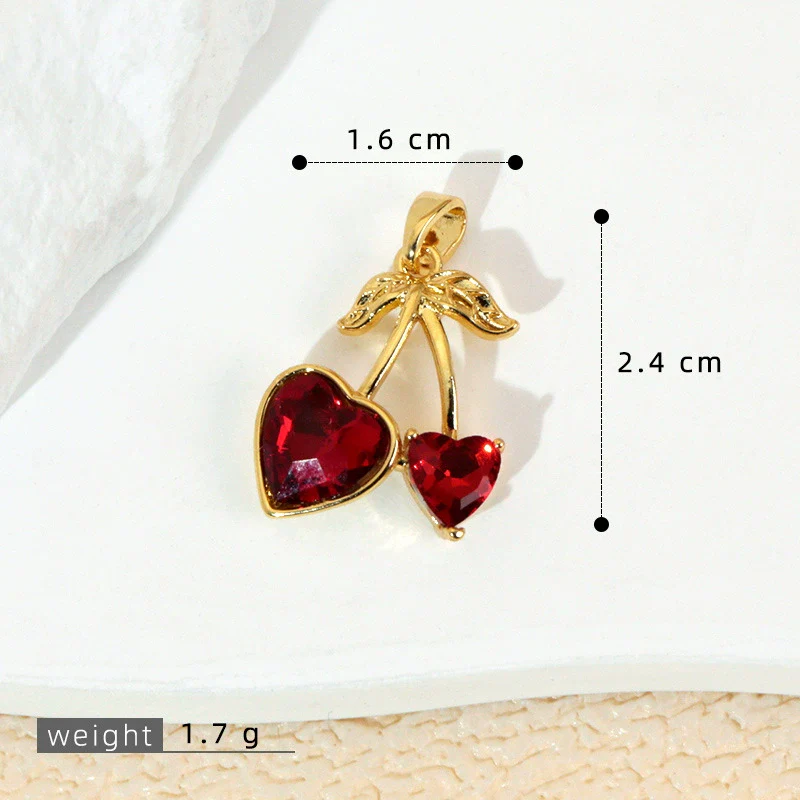Wholesale Jewelry Fruit Style Copper Pendant Necklace With Electroplating - Image 22