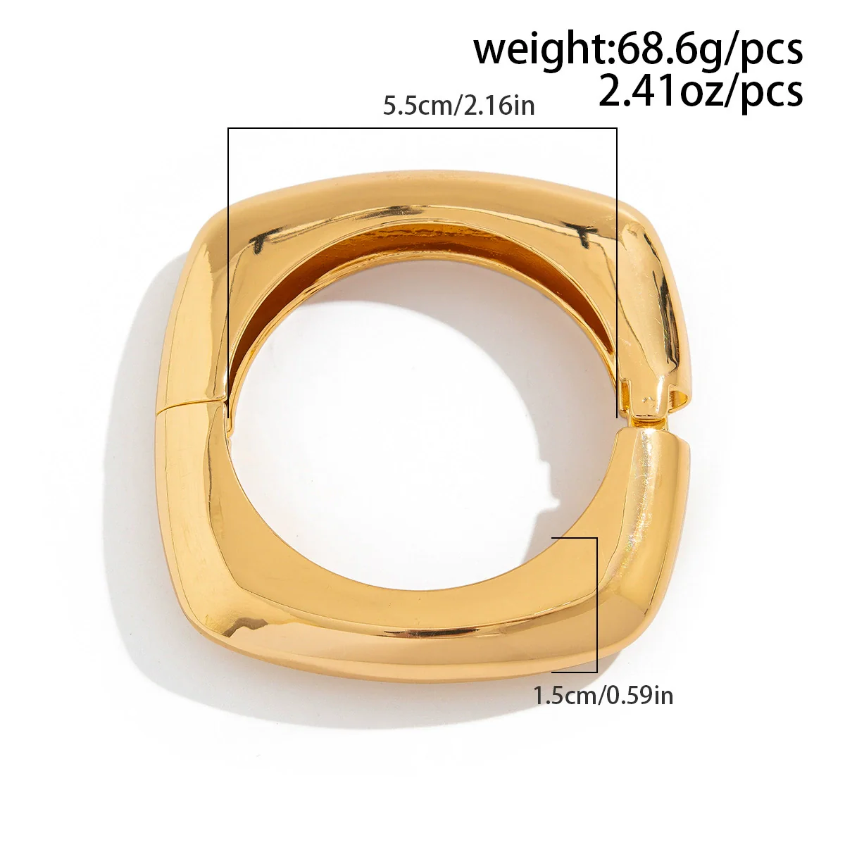 Wholesale Jewelry Geometric Alloy Electroplated Bracelet - Image 12