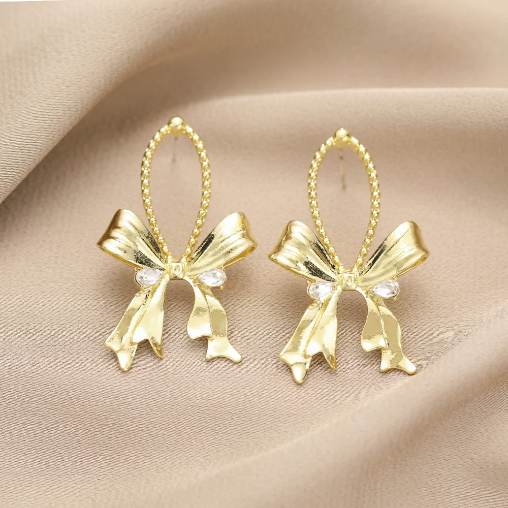 Wholesale Jewelry Geometric Irregular Alloy Earrings Retro Simple Style