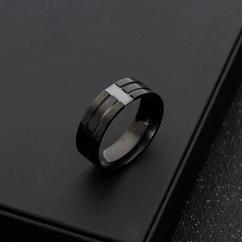 Wholesale Jewelry Geometric Stainless Steel Ring Electroplating Unisex - Image 2