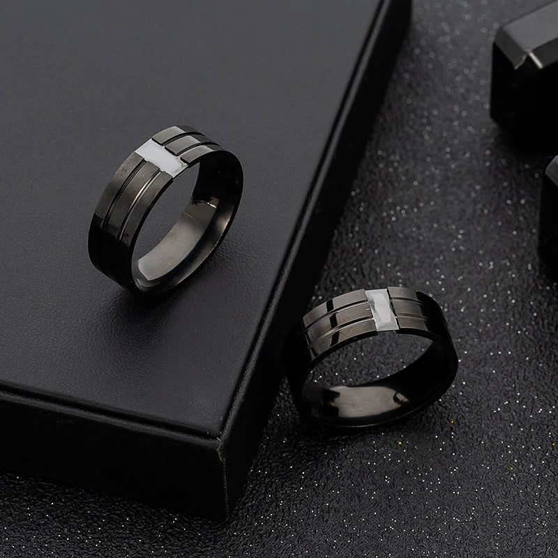 Wholesale Jewelry Geometric Stainless Steel Ring Electroplating Unisex - Image 3