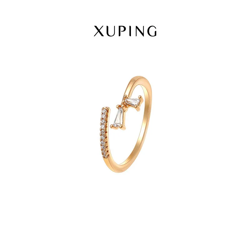 Wholesale Jewelry Minimalist Style Open Ring Copper Alloy Plated 18K Gold Women's - Image 6