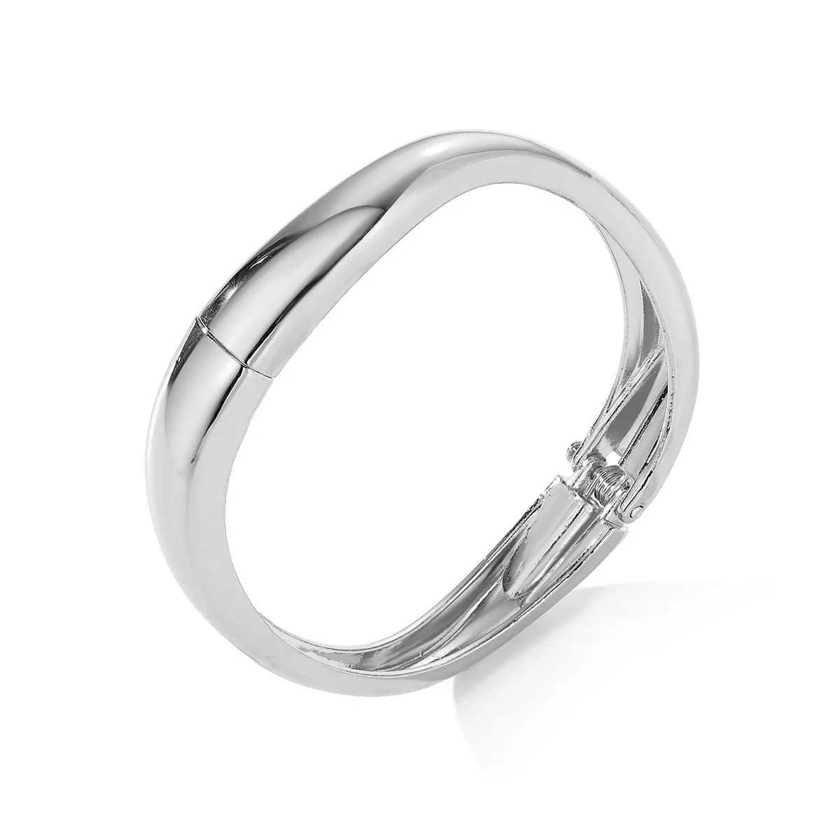 Wholesale Jewelry Retro Exaggerated Irregular Pleated Alloy Bracelet With Electroplating - Image 23