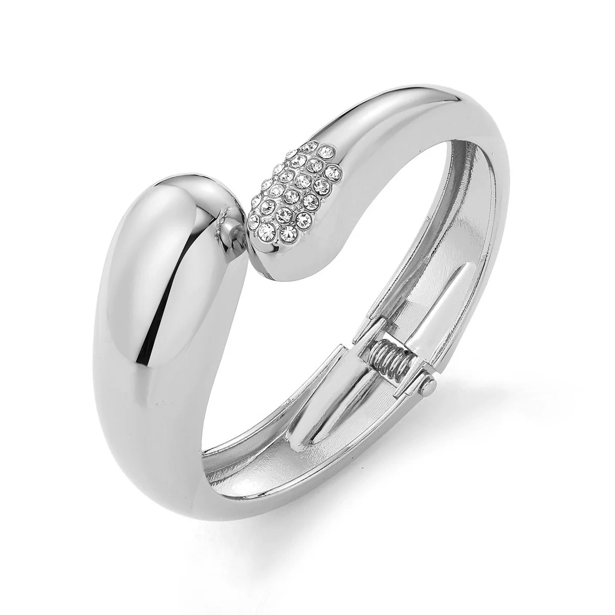 Wholesale Jewelry Retro Exaggerated Irregular Pleated Alloy Bracelet With Electroplating - Image 25