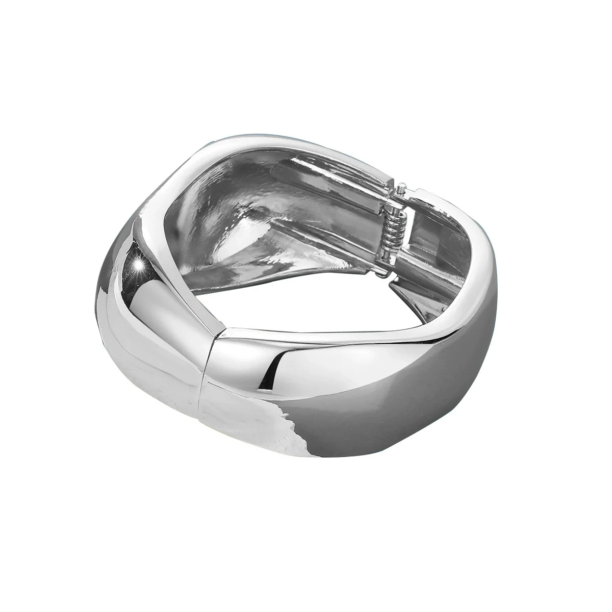 Wholesale Jewelry Retro Exaggerated Irregular Pleated Alloy Bracelet With Electroplating - Image 34