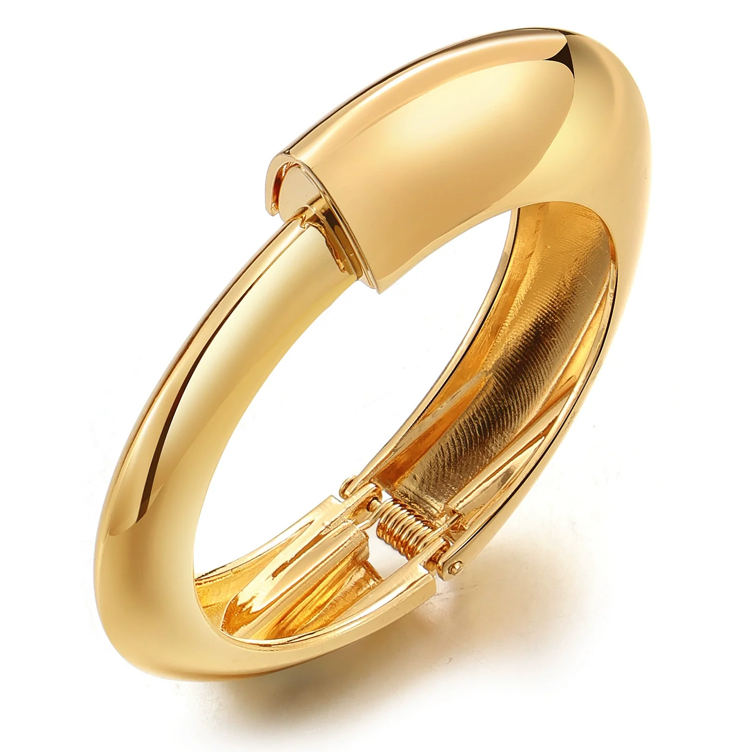 Wholesale Jewelry Retro Exaggerated Irregular Pleated Alloy Bracelet With Electroplating - Image 5