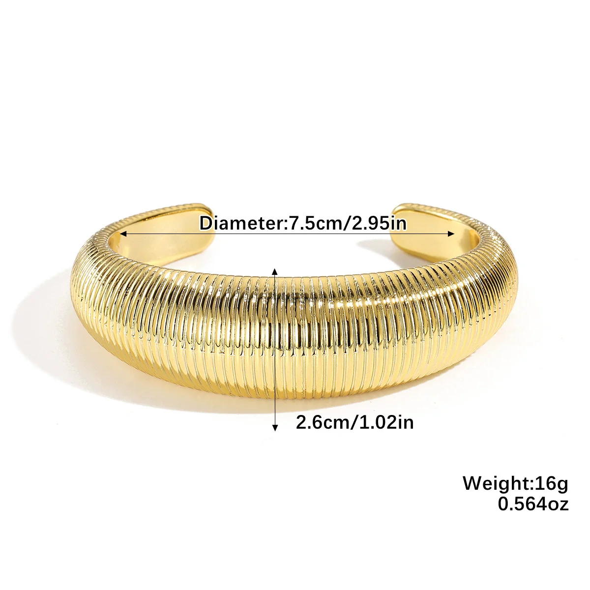 Wholesale Jewelry Retro Geometric Acrylic Electroplated Bracelet - Image 7