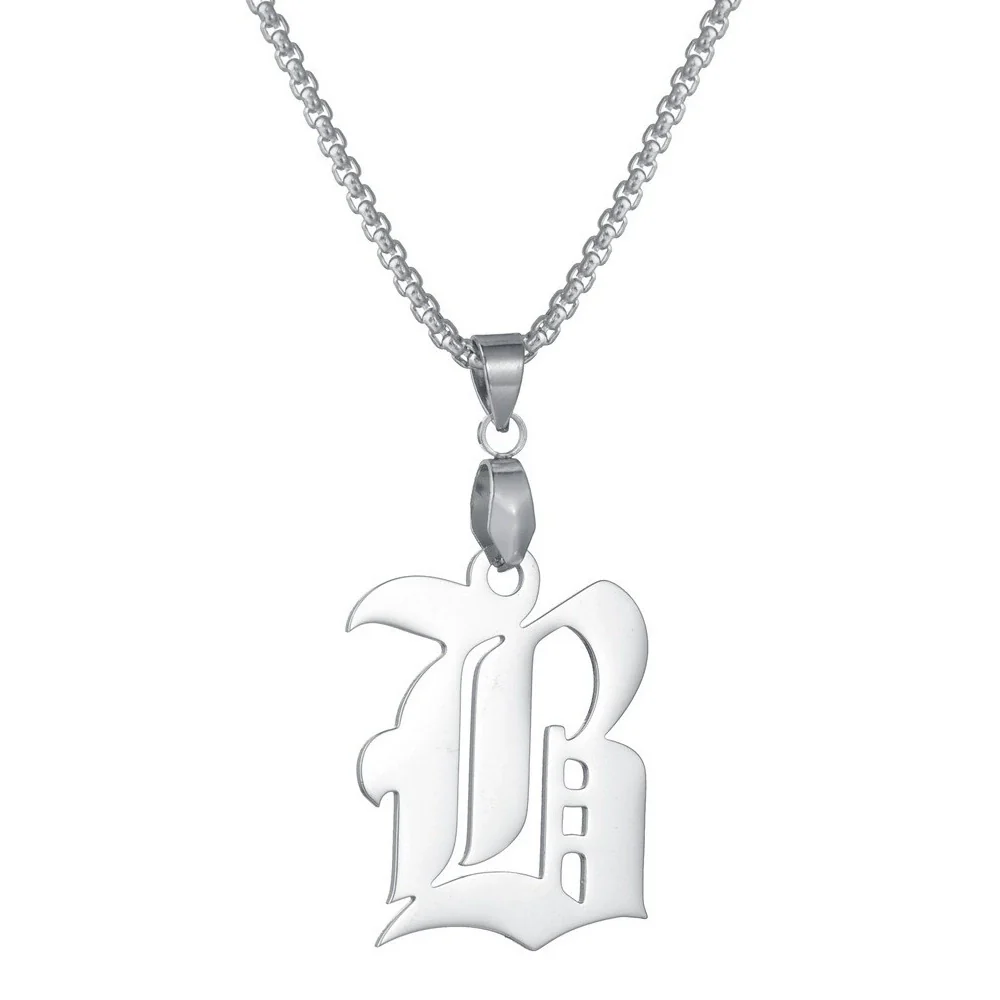 Wholesale Jewelry Retro Gothic Style Titanium Steel Military Nameplate Necklace Pendant With Letters Numbers Text And Polishing Plasma Treatment - Image 5